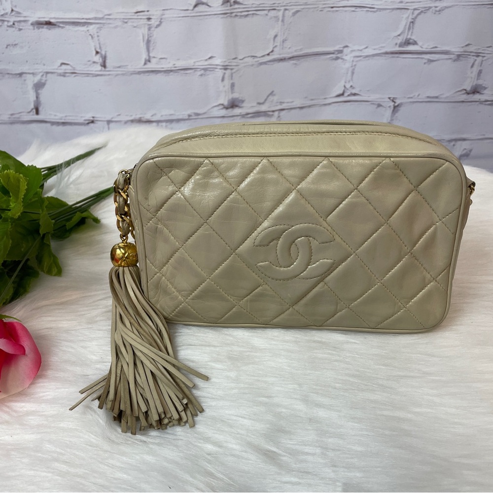 Chanel CC Quilted Camera Bag